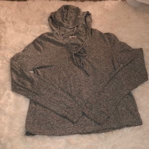 Grey long sleeve top